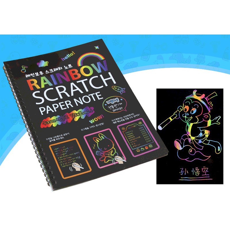 RAINBOW SCRATCH Paper Note Shopee Philippines