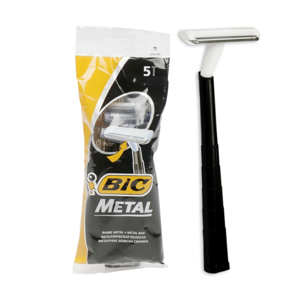 Bic Metal Men's Disposable Razor 5s Shopee Philippines
