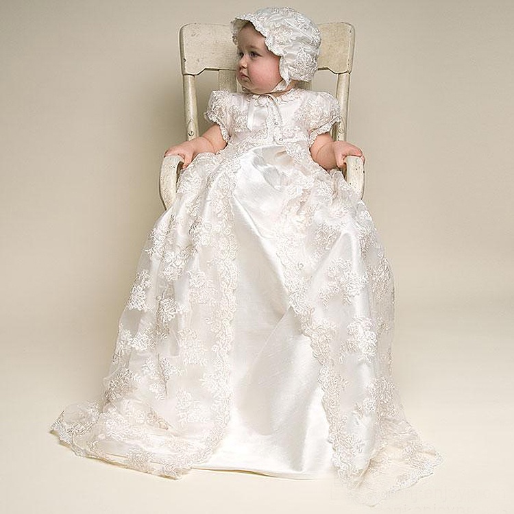 Newborn baby girl baptism dresses best sale