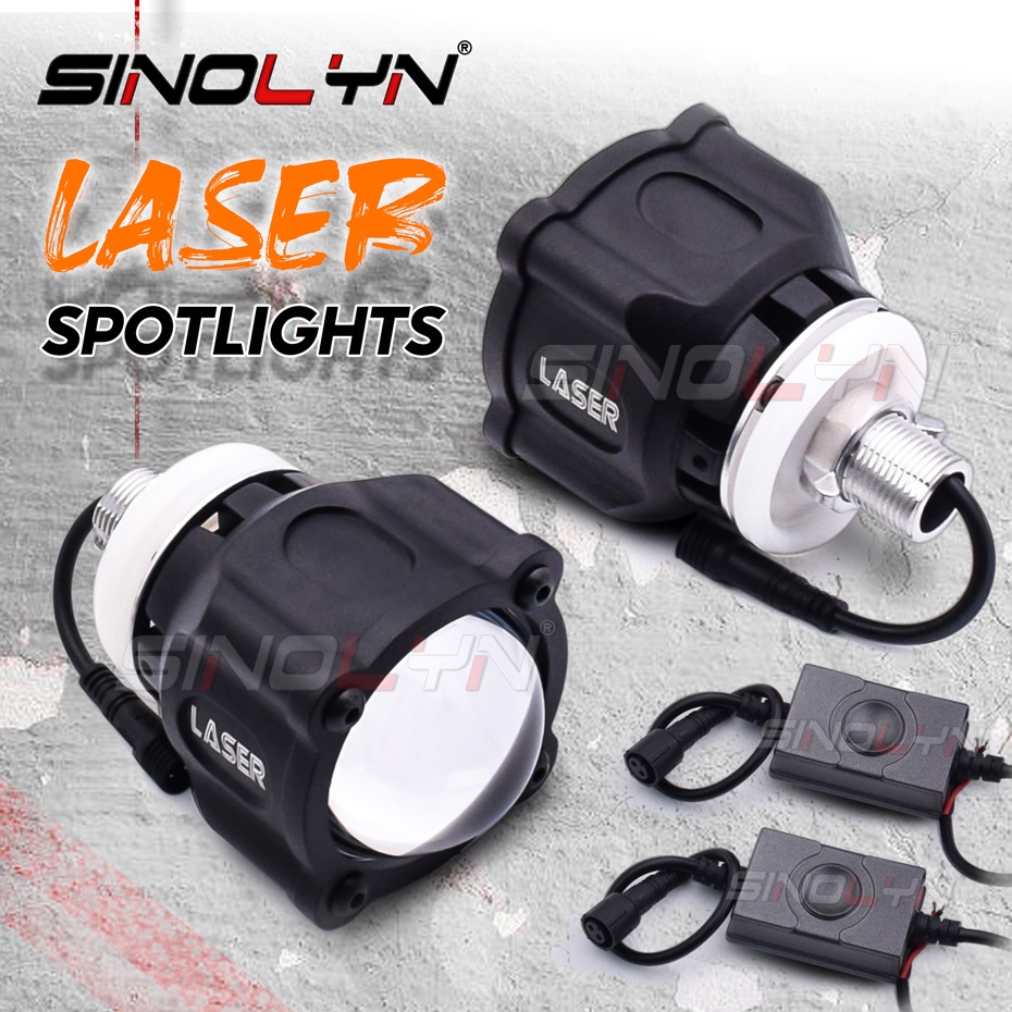 Sinolyn LED Mini Driving Light Laser Spotlight Work Light Bar High Beam