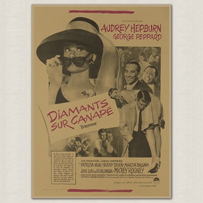 Retro Poster Vintage Retro Kraft Paper Antique Poster wall posters Home ...