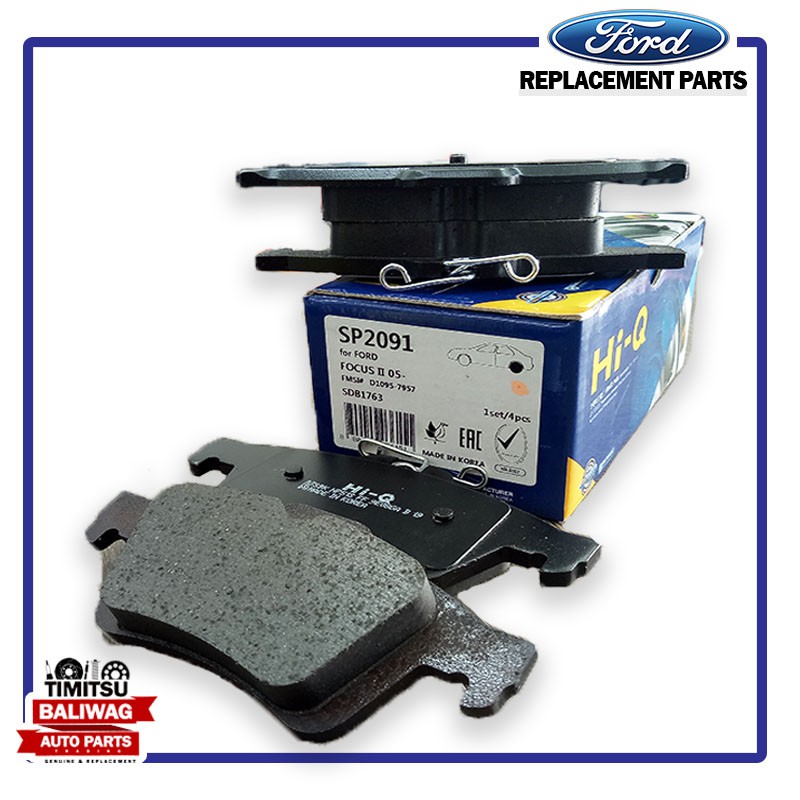 REAR BRAKE PAD SET FORD FOCUS II 2005-2018 MAZDA 3 2005-2010 SP2091 HI ...