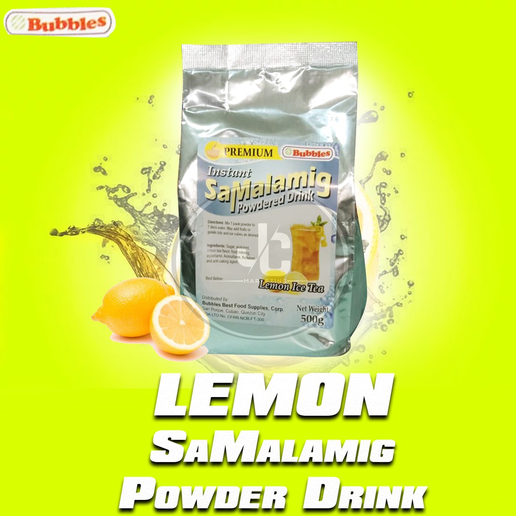 Bubbles Lemon Samalamig Powder Drinks Instant 500g | Bubbles saMalamig ...