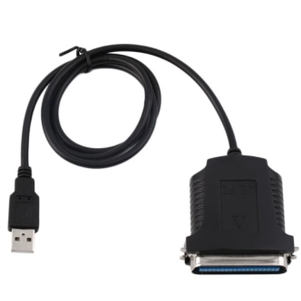 USB To Parallel Port LPT IEEE 1284 Printer Cable Parallel port Printer ...