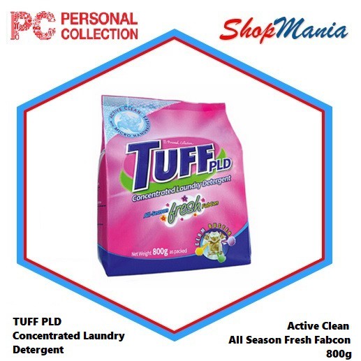 Tuff PLD Active Clean Concentrated Laundry Detergent 800g | Shopee ...