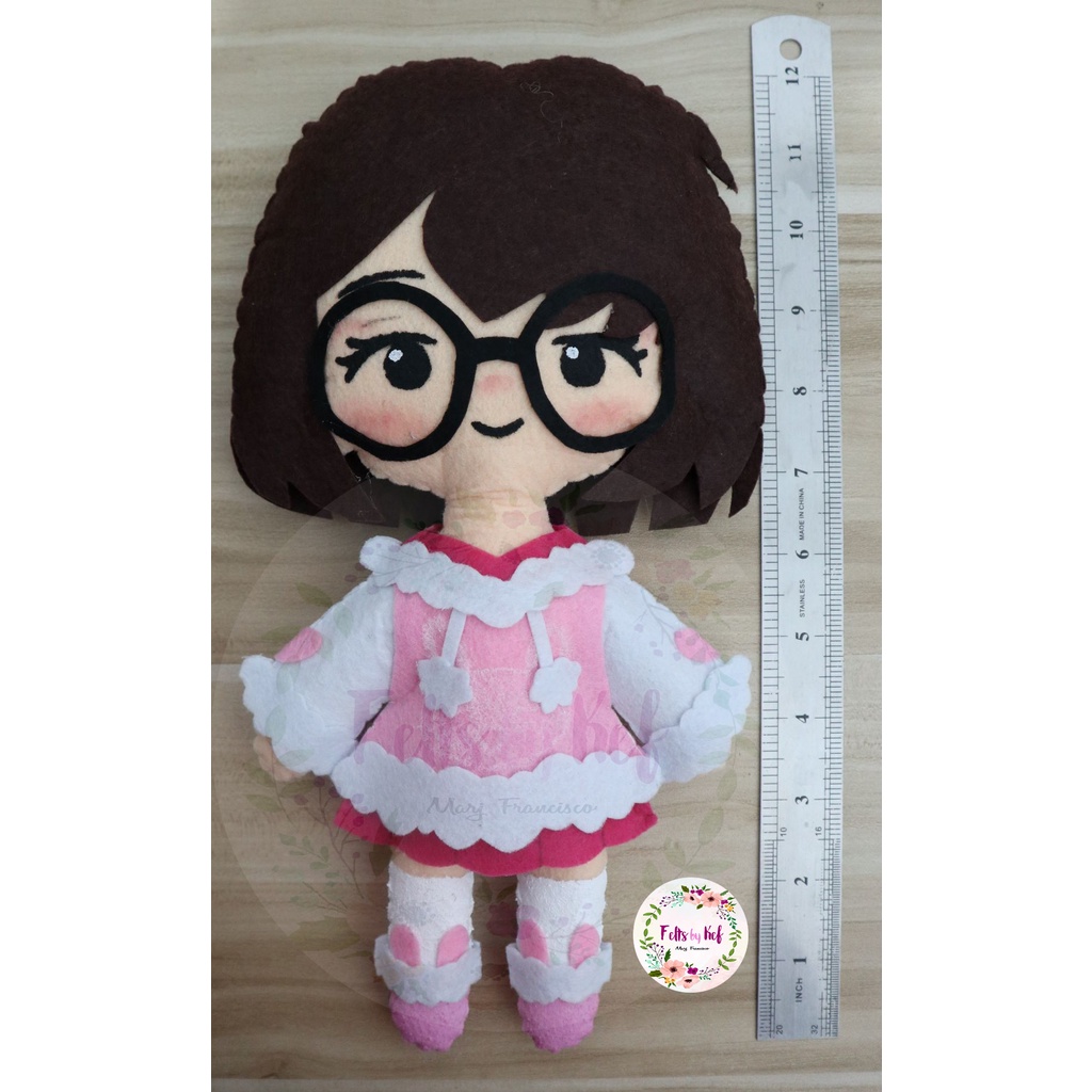 CUSTOMIZED Felt Chibi Dolls Custom Gifts Custom Kpop Doll Custom  Anime Doll
