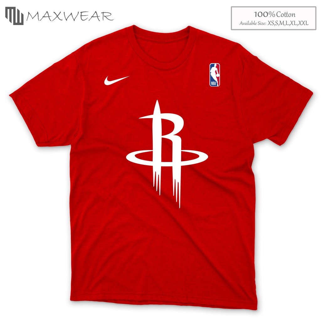 NBA Houston Rockets Team Logo High Quality Shirt (NBA23) | Shopee ...