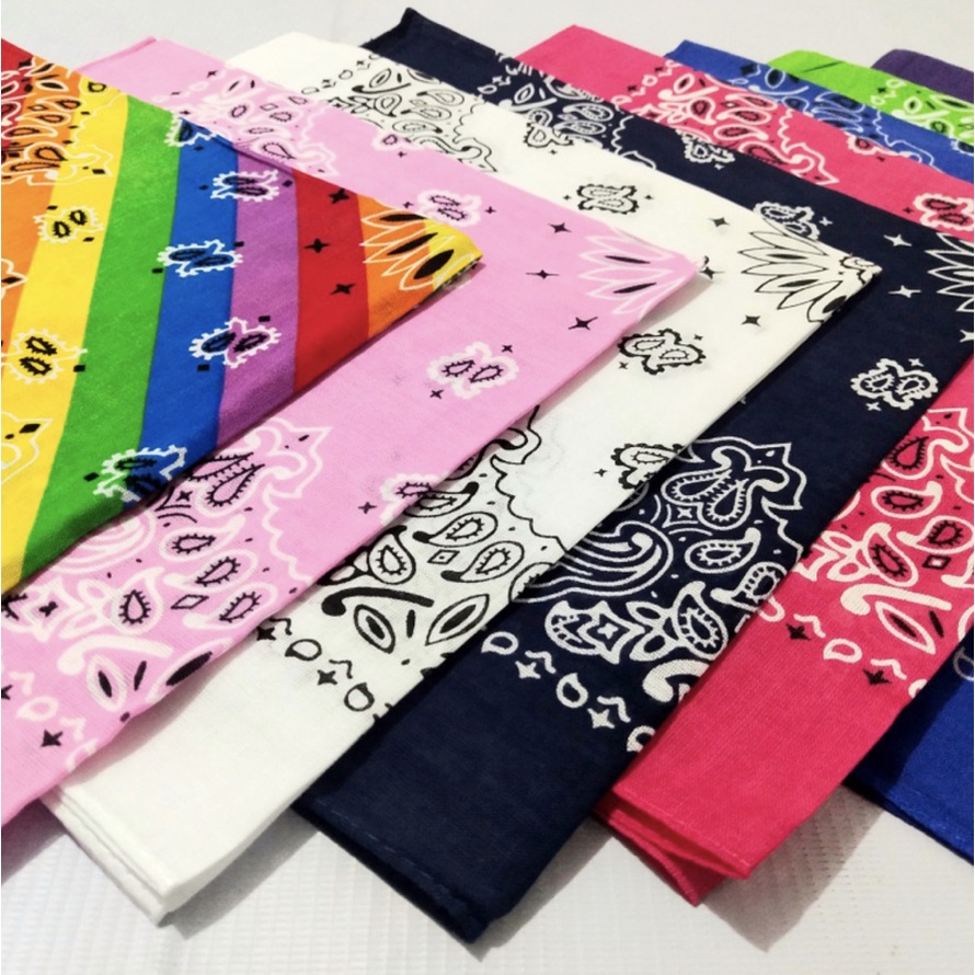 thumbnail image 2 of Lot Of 3 New Red Paisley Bandanas – 100% Cotton, Made In USA – Hav-A-Hank 2 of 6