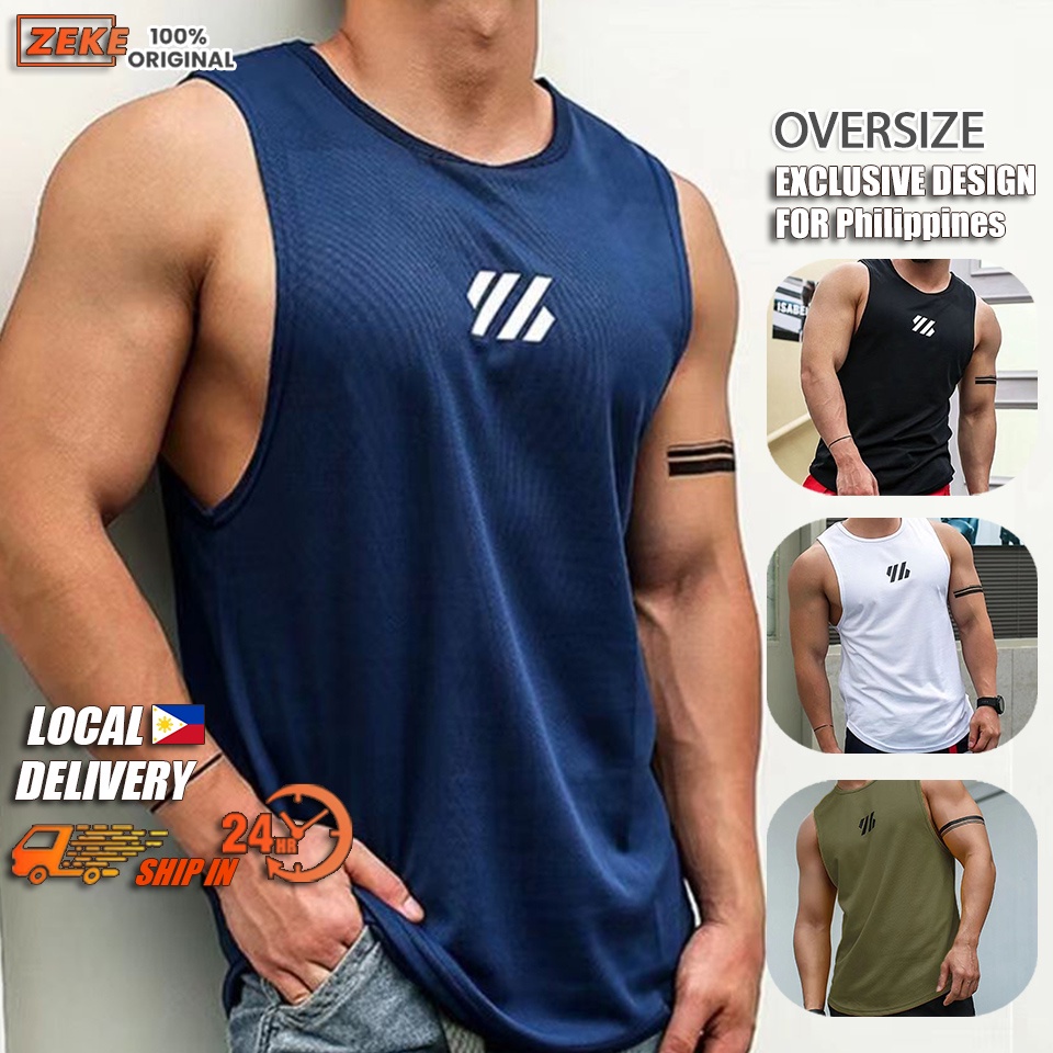 Men Sports Active Sleeveless Shirt Quick Dry Gym Training Dry Dri Fit