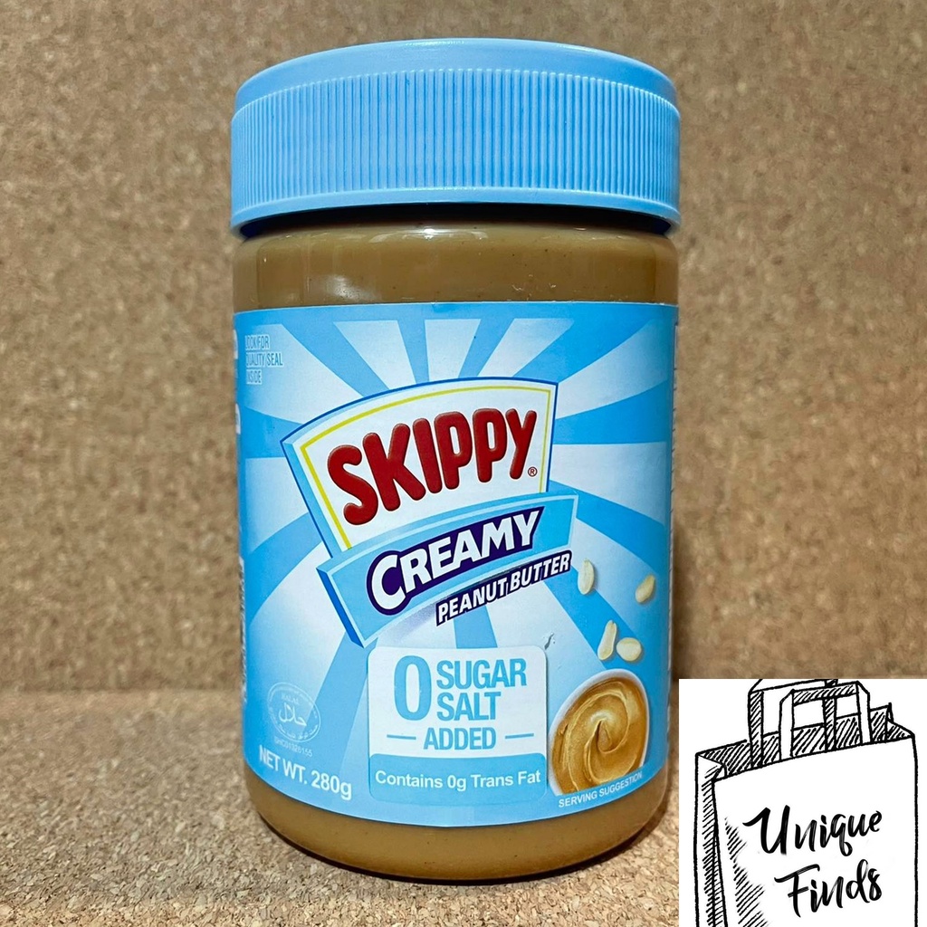 Skippy Creamy Peanut Butter | Zero No Added Sugar Salt | Sugar Free ...