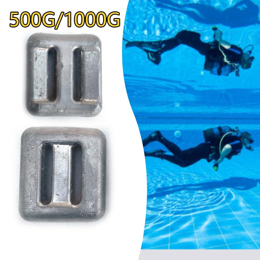 Diving Weights 0.5/1Kg Skindiving Freediving Scubadiving Spearfishing