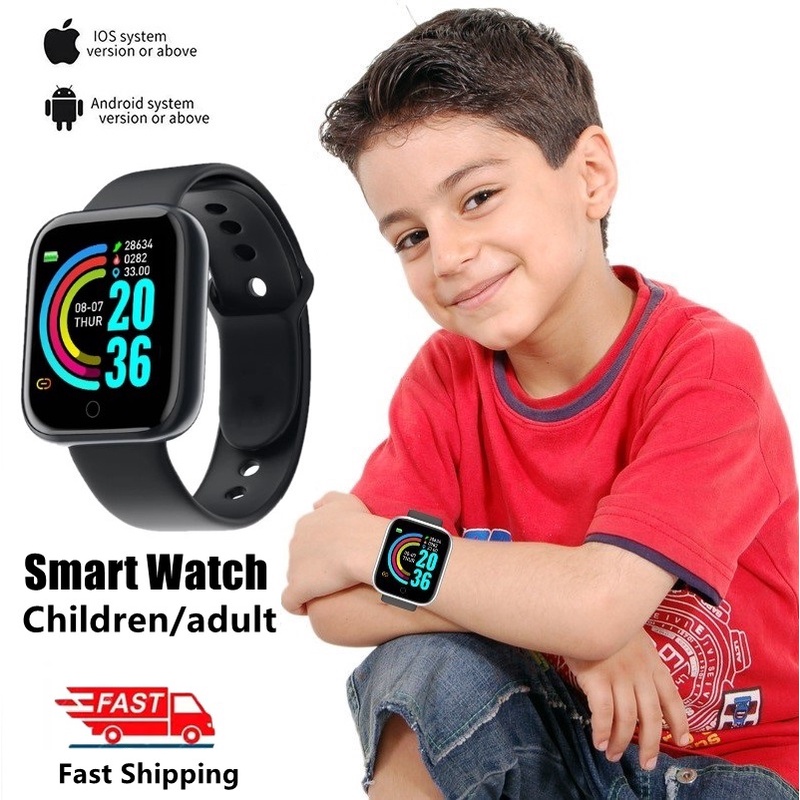 ReadyStock Smart Watch Child Men Women sport watch Heart Rate Blood Pressure digital led electronic Watch Bracelet fitness wristwatch Shopee Philippines