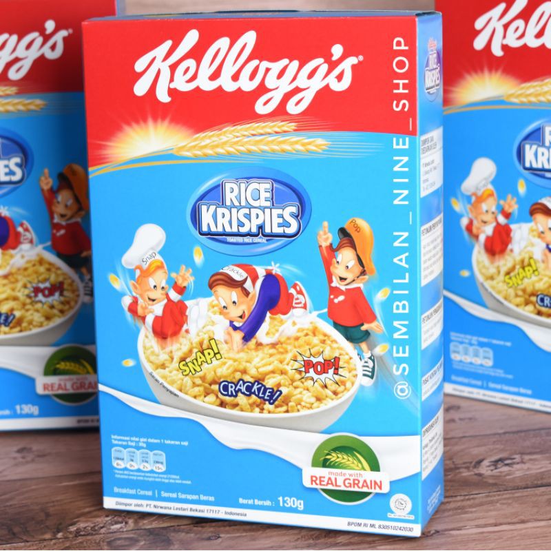 Kellogg's RICE KRISPIES 130 Gram Cereal Breakfast Cereal RICE Breakfast ...