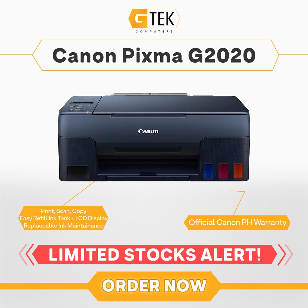 Canon Pixma G2020 AIO Inkjet Printer | Shopee Philippines