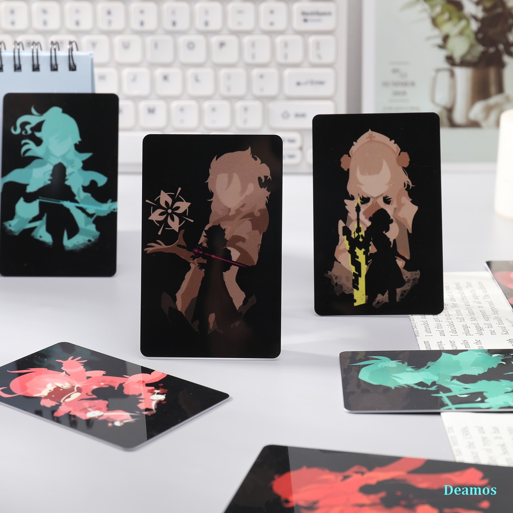 Deamos Genshin Impact Anime Id Pvc Cards Photocard Figure Cosplay ...