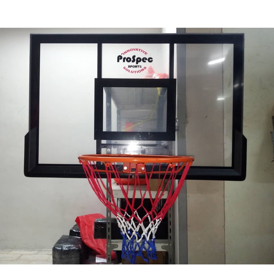 Prospec PS08 Polycarbonate Backboard Shatter Proof With Ring Shopee