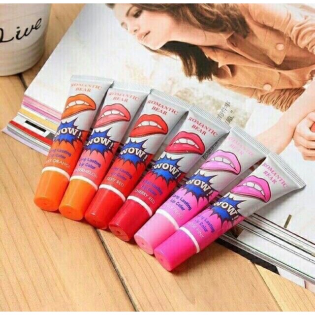 Lip Casing WOW Romantic Packing Size 15g.!!!!All Colors!! | Shopee ...
