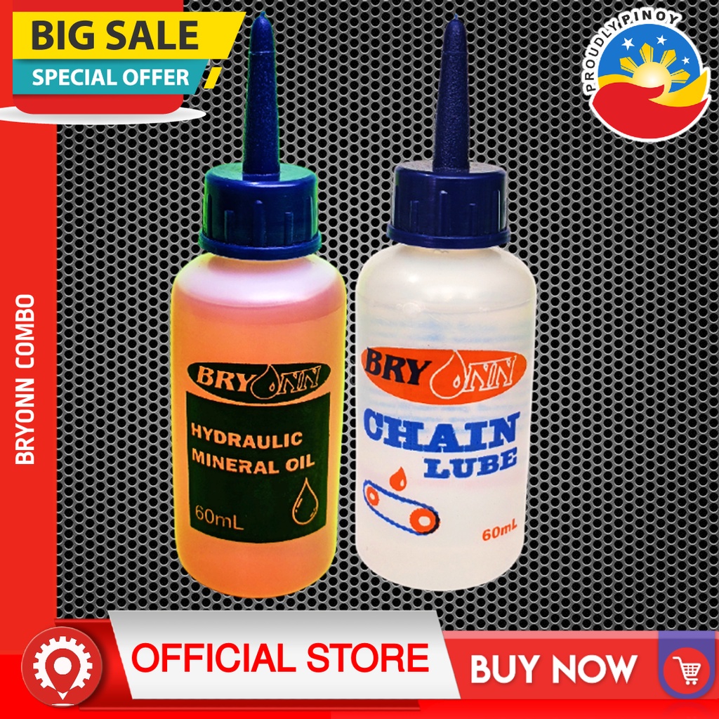 BRYONN Bicycle (Hydraulic Mineral Oil / Bike Chain Lube) 60ml Shopee