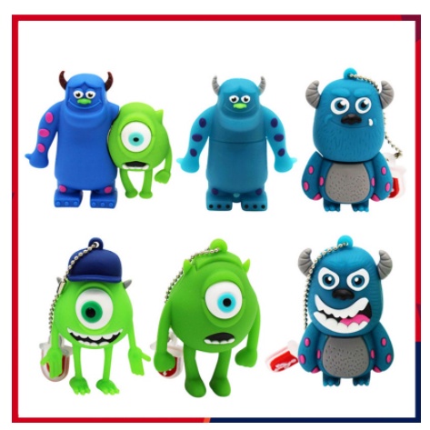 High speed one eyed monster cartoon creative U disk 2TB cartoon USB ...