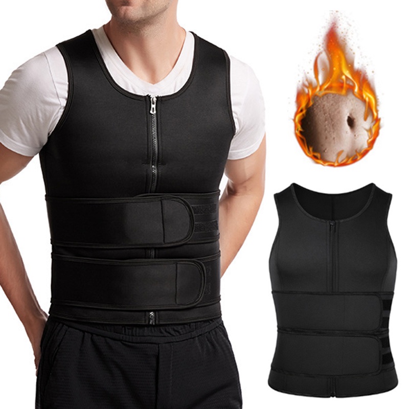 men's sports vest neoprene bodysuit extremely sweatreinforced belly