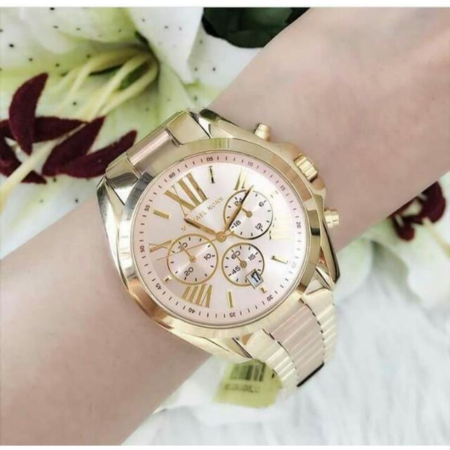 Michael Kors MK6359 Bradshaw Two Tone Chronograph Shopee Philippines