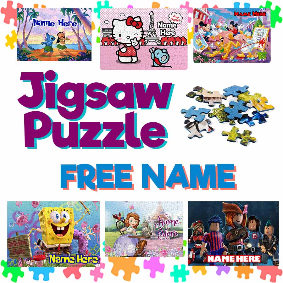 Jigsaw Puzzles (FREE NAMES/Customize Names) Shopee Philippines