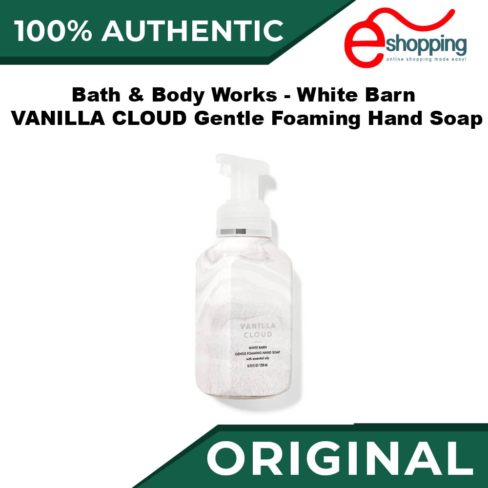 Bath & Body Works White Barn VANILLA CLOUD Gentle Foaming Hand Soap