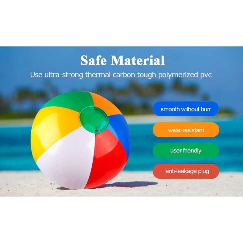 20cm Inflatable swimming pool water game balloon beach ball | Shopee ...
