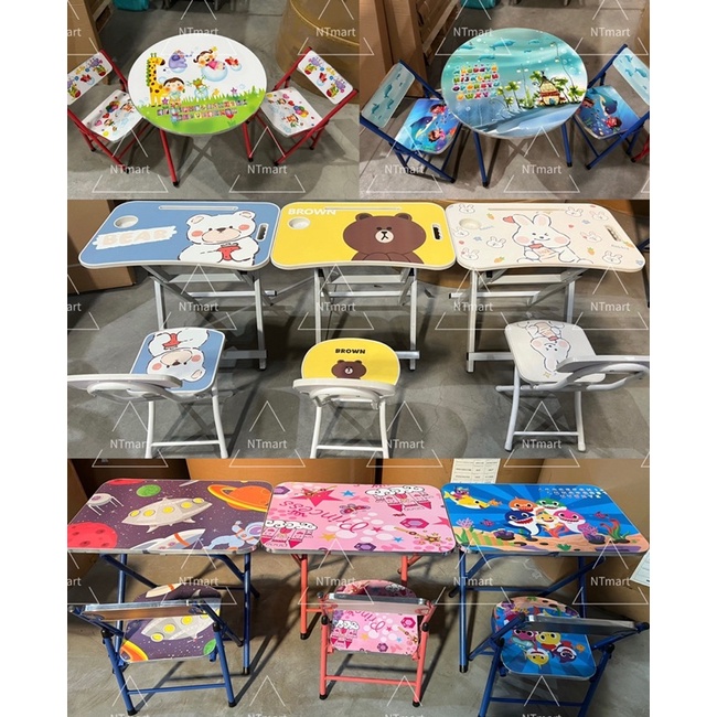 Foldable store kids table