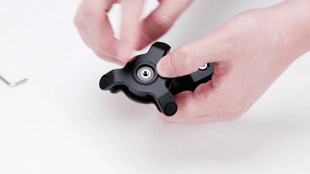 Quad Lock Cellphone Holder For Motorcycle Push Lock Dampener Phone