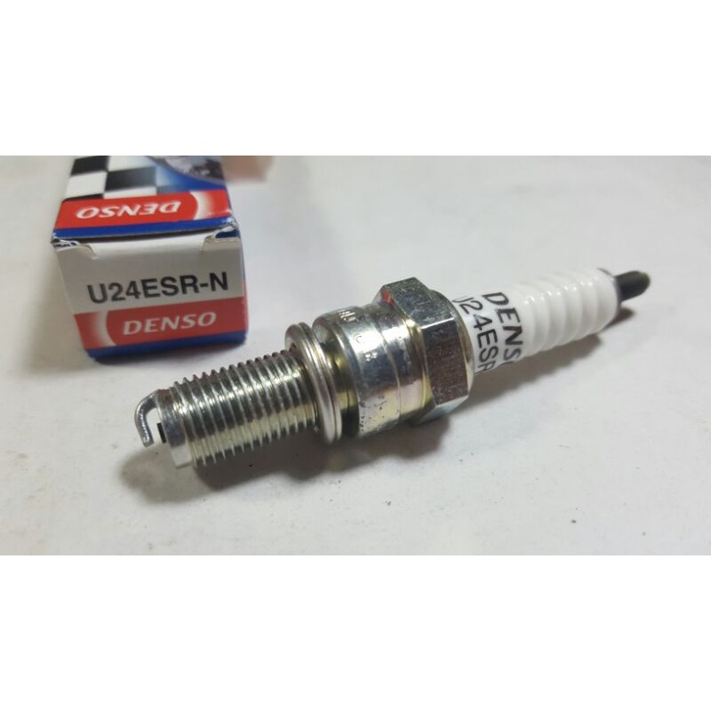 Original / Genuine U24ESR-N DENSO SPARK PLUGLong thread compatible with ...