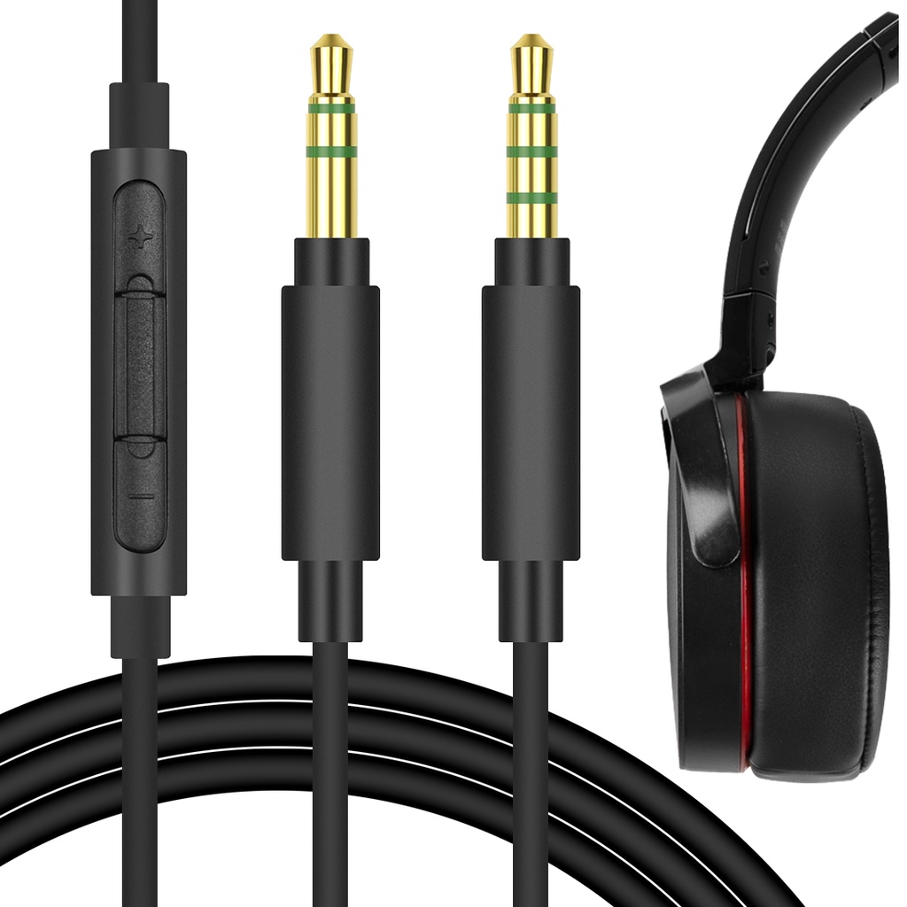 Geekria 1.7M Audio Cable with Mic Compatible with Sony WH1000XM5 WH