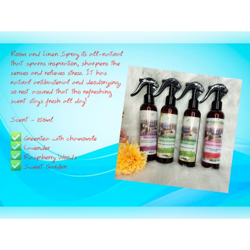 Room and Linen Spray 250ml Shopee Philippines