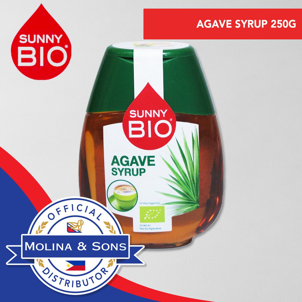 Honey & Maple Syrups Sunny Bio Agave Syrup 250G Shopee Philippines