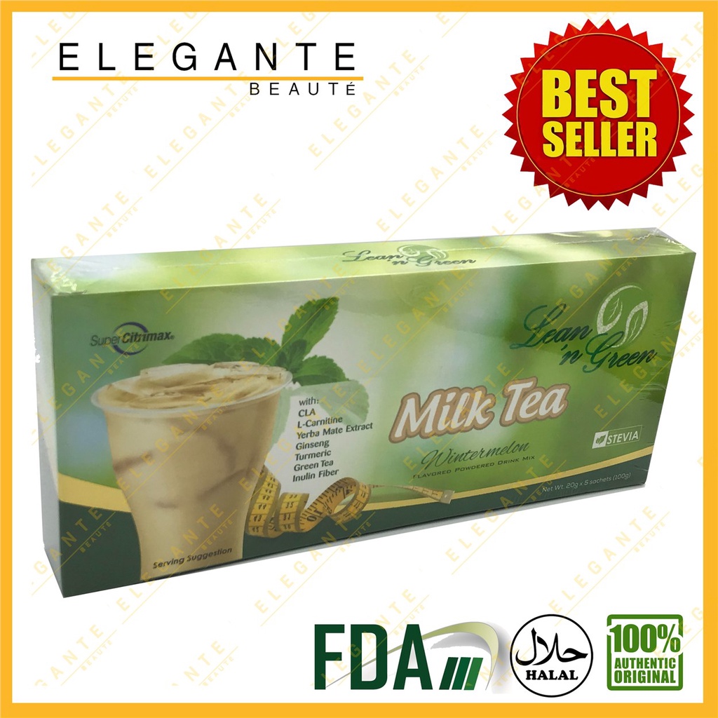 Lean N Green Premium Wintermelon Milk Tea SugarFree 0a9f Shopee