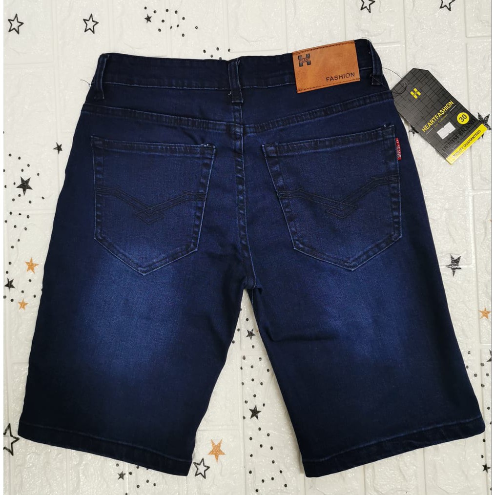 DARK DENIM BLUE (MAONG) SHORTS FOR MEN IN ITS GOOD QAULITY | Shopee ...
