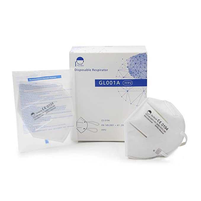TMS Disposable Respirator Mask GL001A FFP2 1pcs Medical Mask