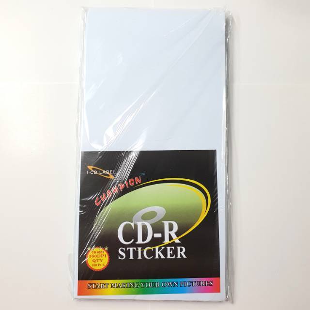 CD STICKER DVD/ HVS CHAMPION LABEL | Shopee Philippines