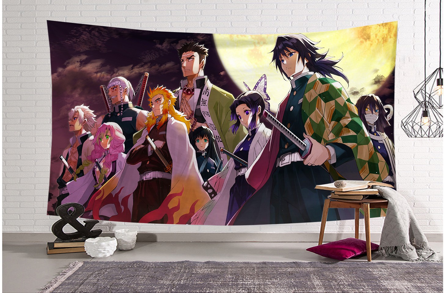 Demon Slayer Tapestry! Japan Anime Poster Tanjirou Nezuko Zenitsu ...