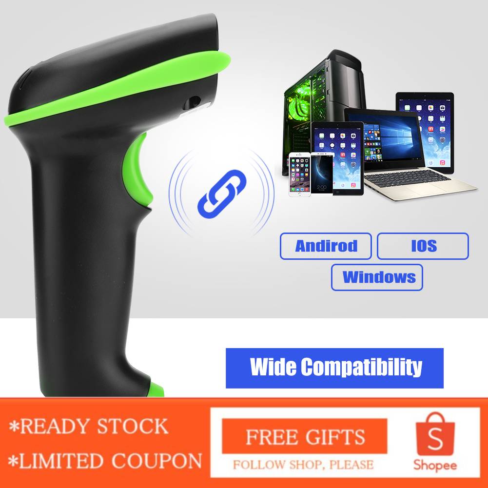 [Ready stock] Wireless Bluetooth barcode bar code scanner reader 1Q71 ...