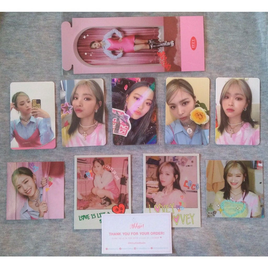 [ONHAND] OFFICIAL ITZY CRAZY IN LOVE CIL RYUJIN PHOTO CARD POLAROID ...