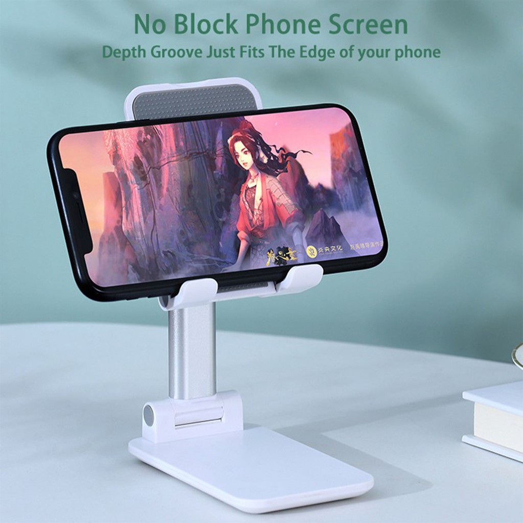 Telescopic Folding Smart Phone Tablet Stand Adjustable Holder Shopee