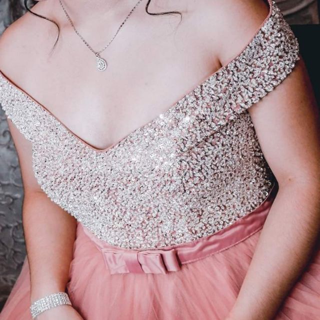 Rose gold best sale gown for debut