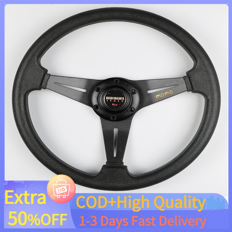 14inch sporty Momo Italian steering wheel Toyota, common to all cars Shopee Philippines