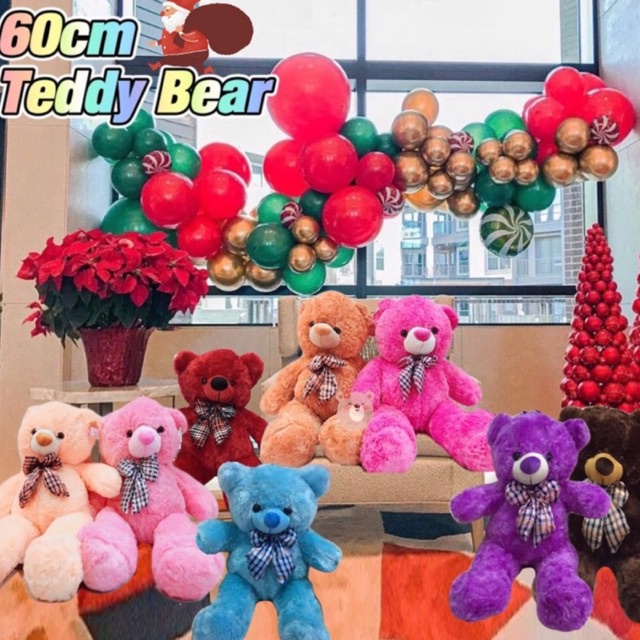 Hot !!! 60CM 2Ft Teddy Bear ｜Birthday Gift Toys | Christmas Gift | Home