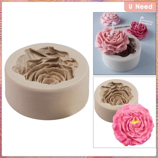 3d Peony Flower Silicone Molds Peonies Clay Mould Cake Decorating 