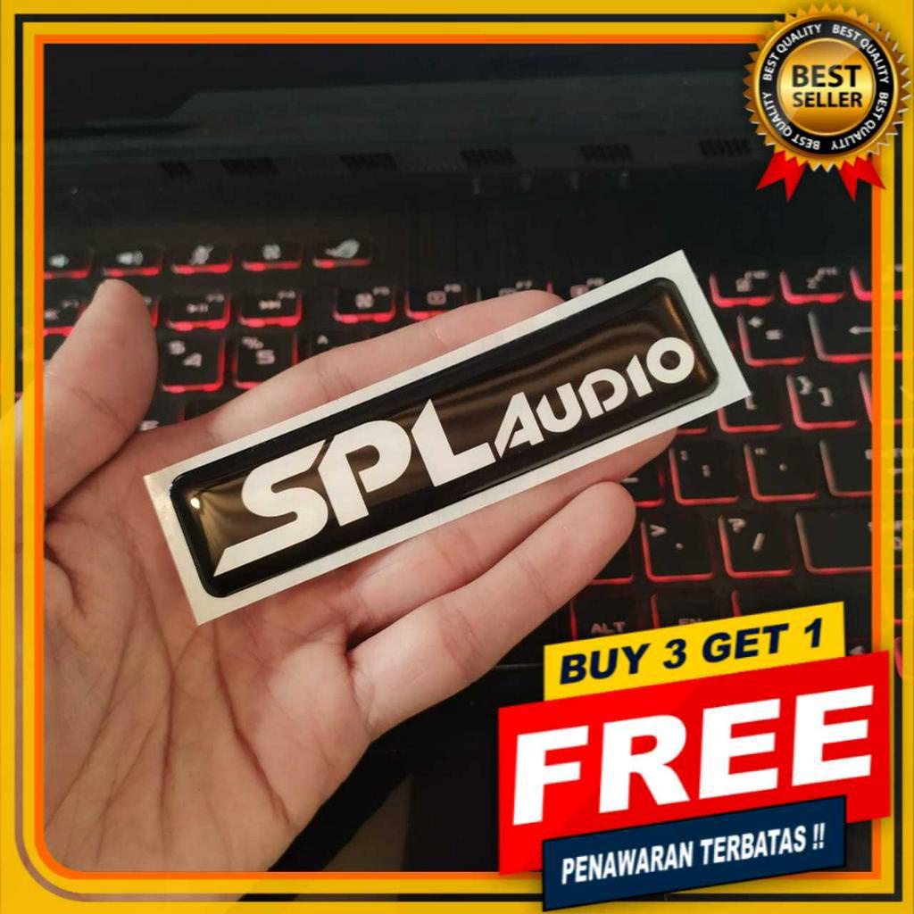 SOUND SPL AUDIO STICKER EMBLEM AUDIO STICKER 3D FLEXIBLE BOX SHAPE SIZE ...