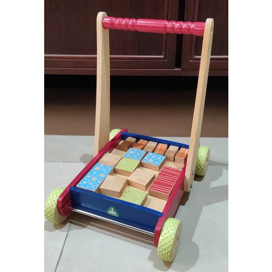 Elc wooden walker with bricks online