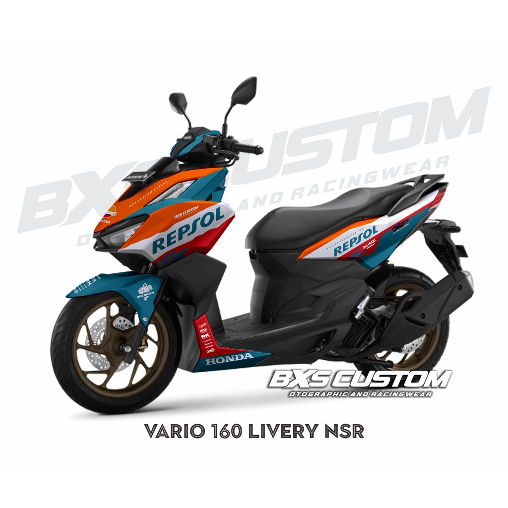 Sticker DECAL FULL VARIO 160 NEW LIVERY HONDA NSR Shopee Philippines