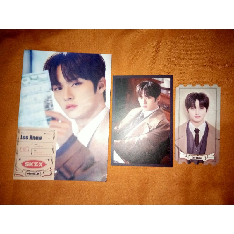 Merch Stray Kids Fanmeet SKZ-X Lee Know Set | Shopee Philippines